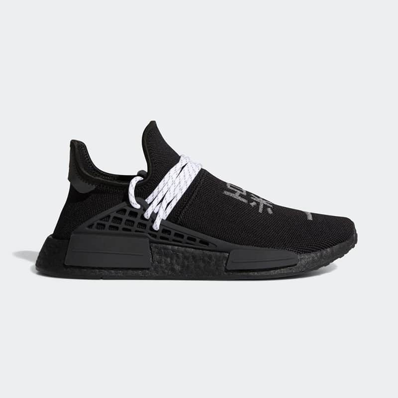 Pharrell Williams x adidas NMD HU Triple Black GY0093 Grailify